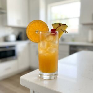 Tropical Rum Cooler Cocktail Recipe