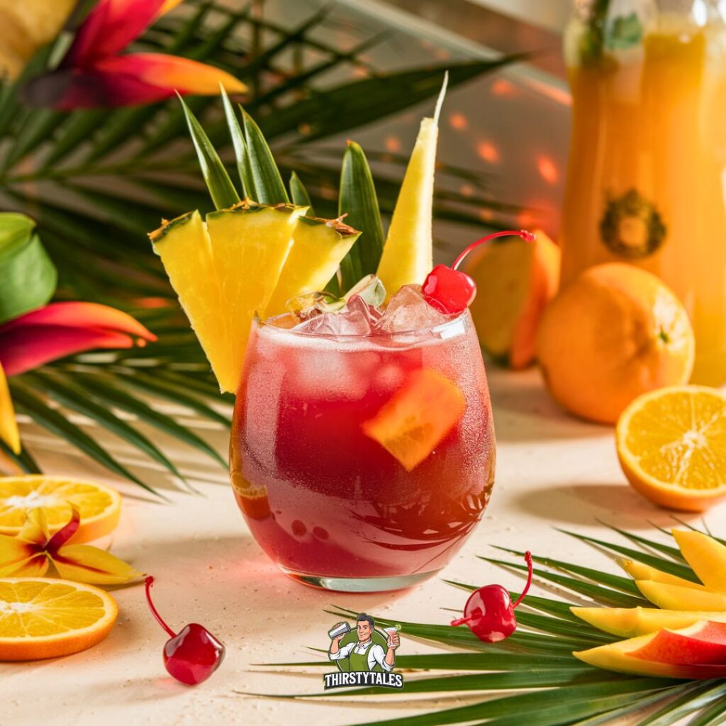Tropical Rum Punch Cocktail Recipe