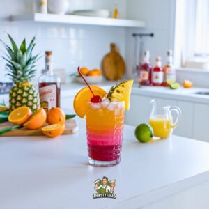Tropical Rum Punch Cocktail Recipe