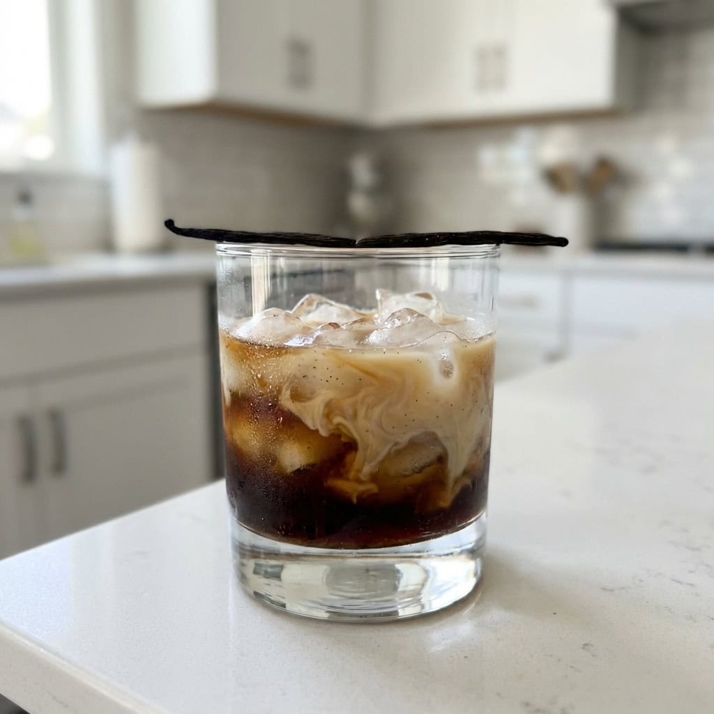 Vanilla Bean White Russian Cocktail Recipe
