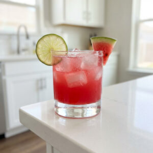 Watermelon Lime Refresher Cocktail Recipe