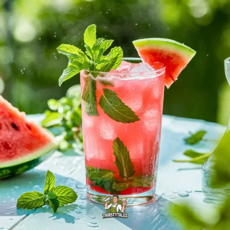 Watermelon Mint Cooler Cocktail Recipe