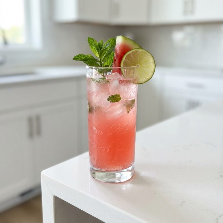 Watermelon Mint Cooler Cocktail Recipe