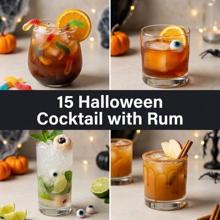 15 Halloween Cocktail with Rum