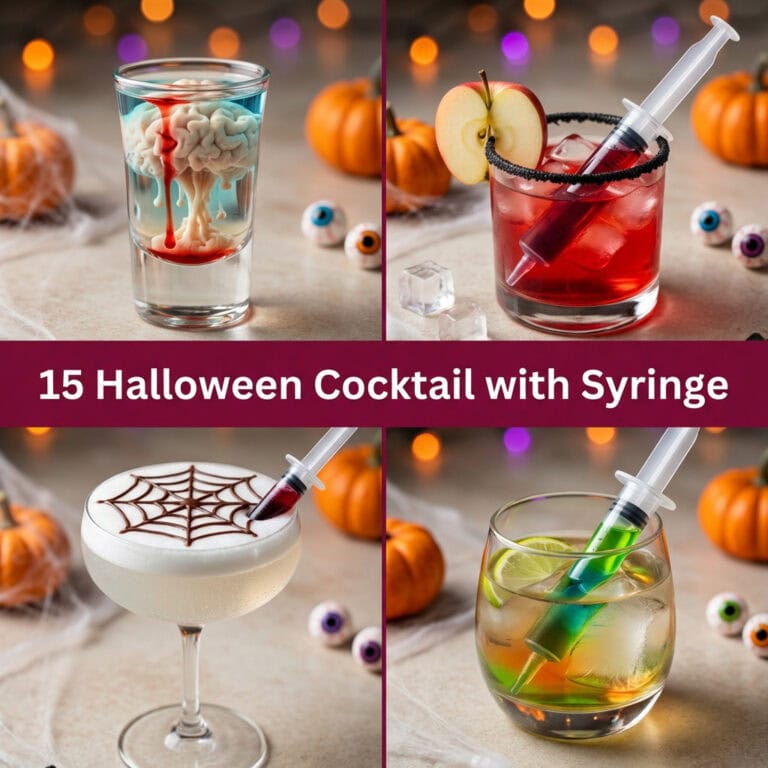 15 Halloween Cocktail with Syringe