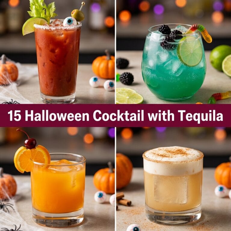 15 Halloween Cocktail with Tequila