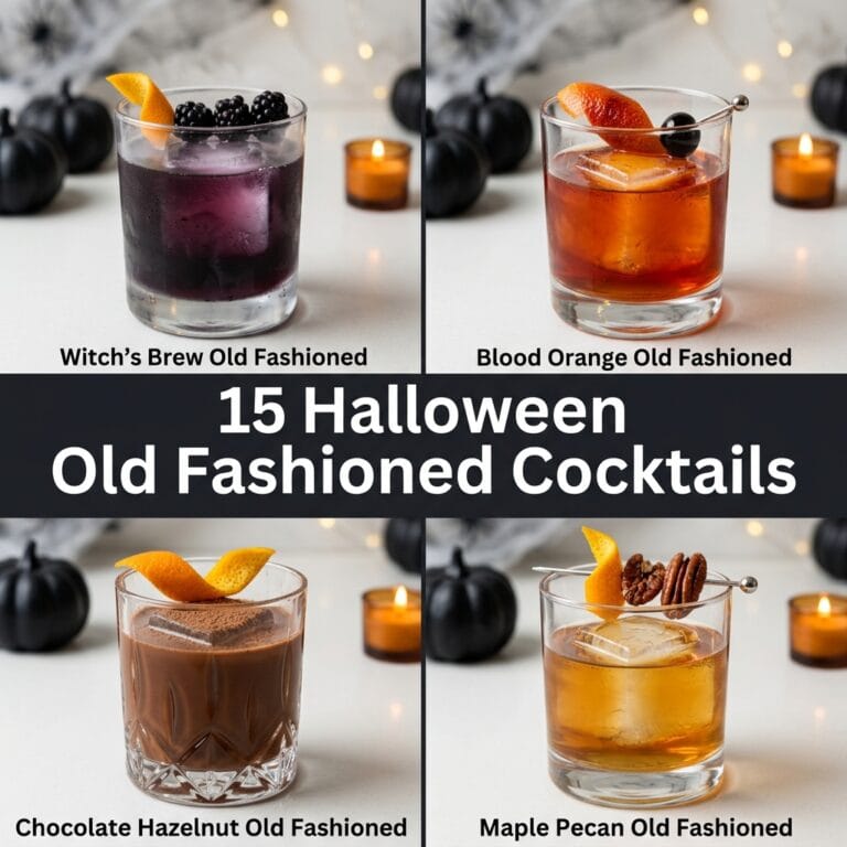 15 Halloween Old Fashioned Cocktails