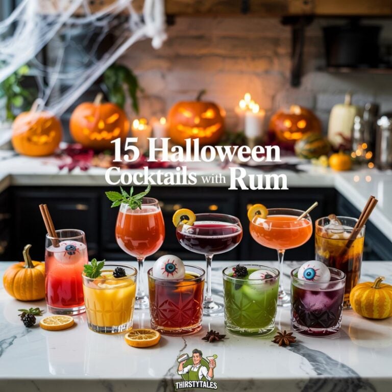 15 Halloween Cocktail with Rum
