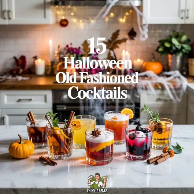15 Halloween Old Fashioned Cocktails