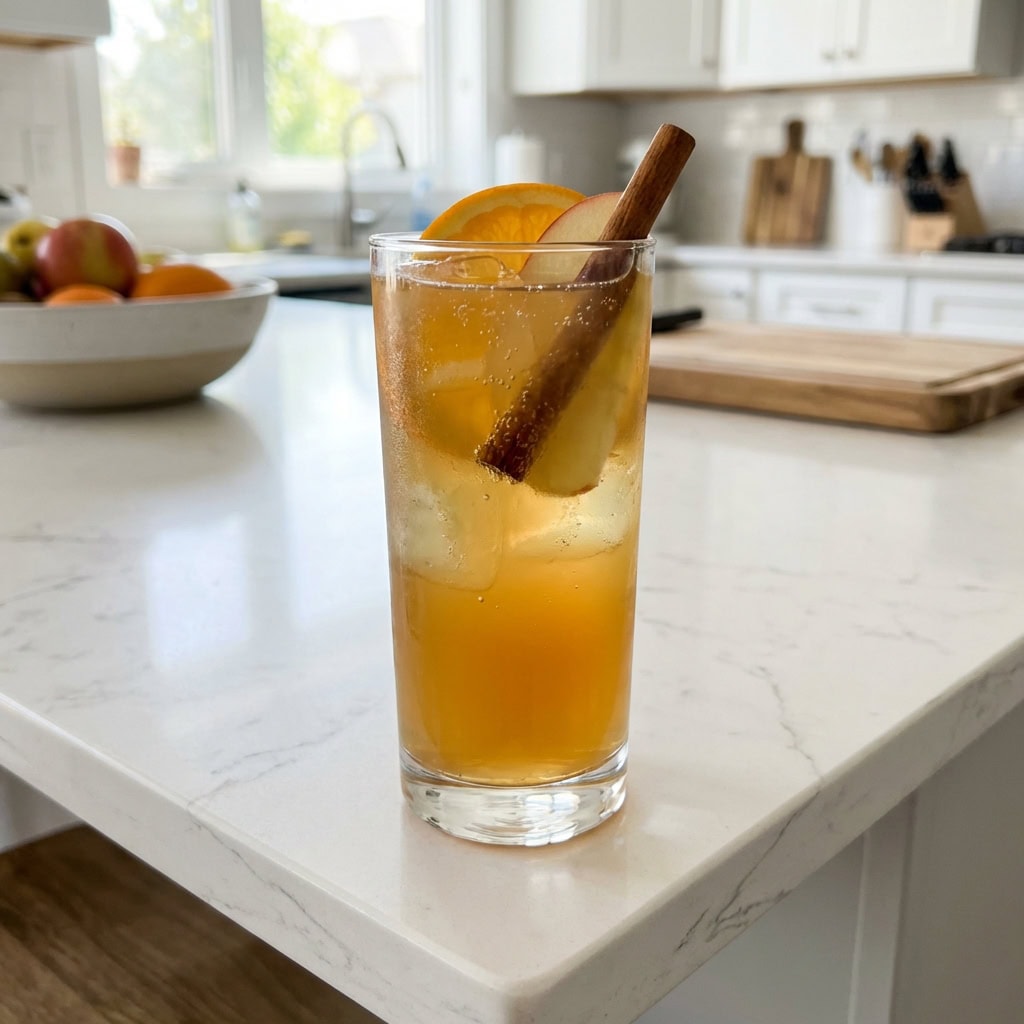 Apple Cider Bourbon Punch Cocktail Recipe