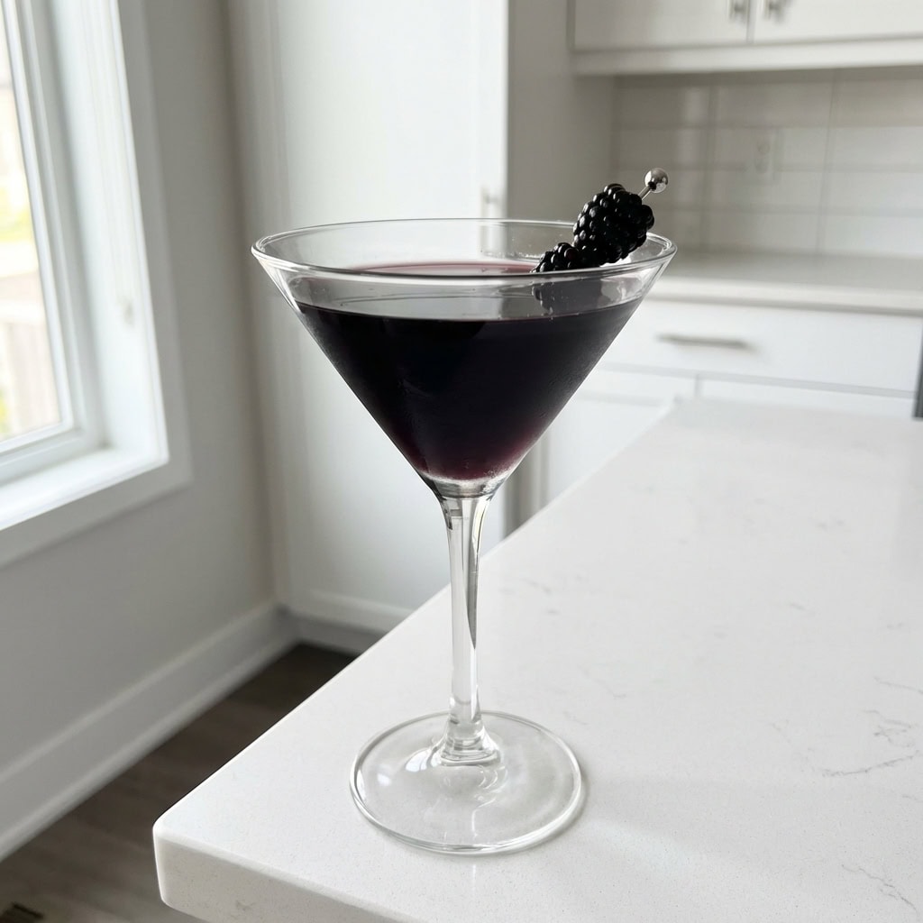 Black Cat Cosmo with Vodka Cocktail Recipe