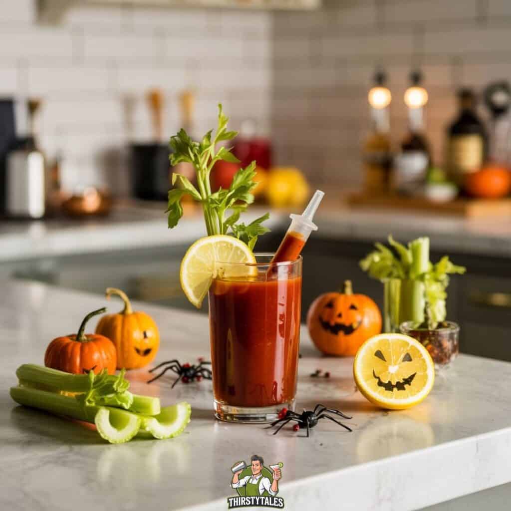 Bloody Mary Syringe Shooter Cocktail Recipe