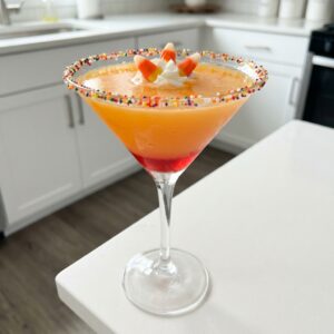 Candy Corn Cosmopolitan Cocktail Recipe