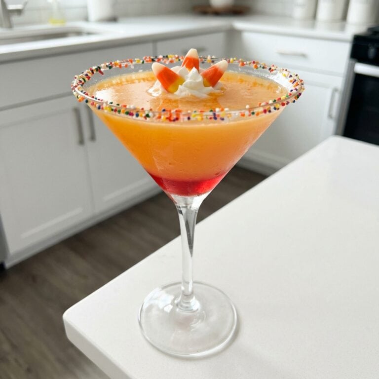 Candy Corn Cosmopolitan Cocktail Recipe