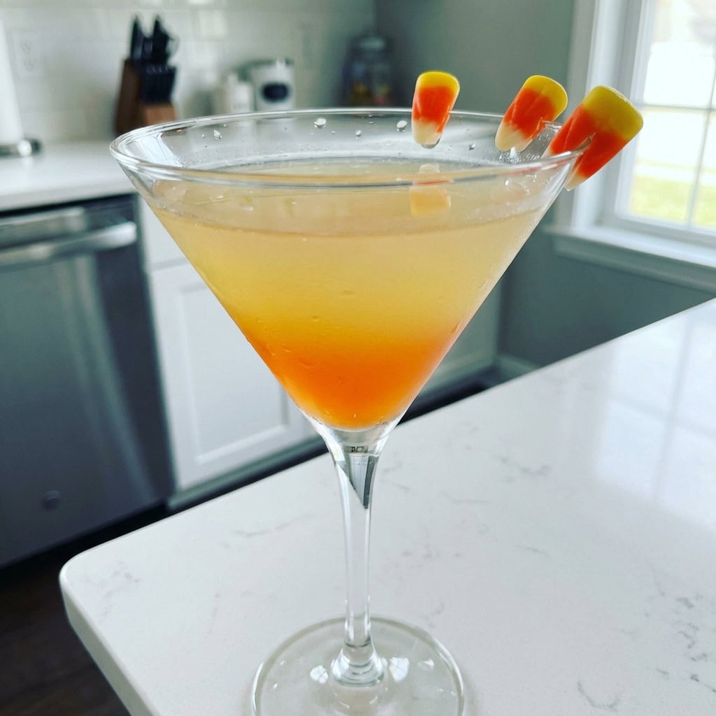 Candy Corn Martin Cocktail Recipe
