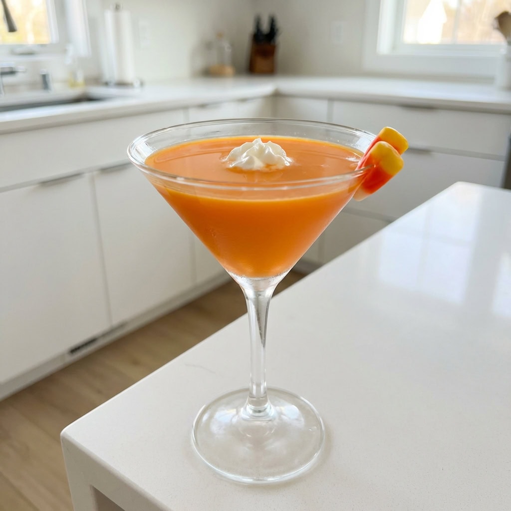 Candy Corn Martini Cocktail Recipe