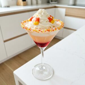 Candy Corn Vodka Cooler Cocktail Recipe