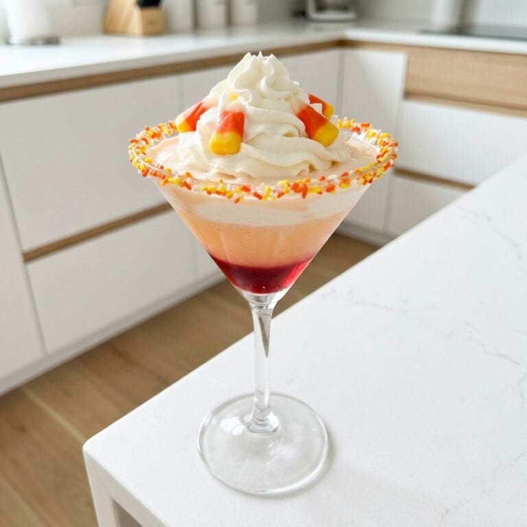 Candy Corn Vodka Cooler Cocktail Recipe