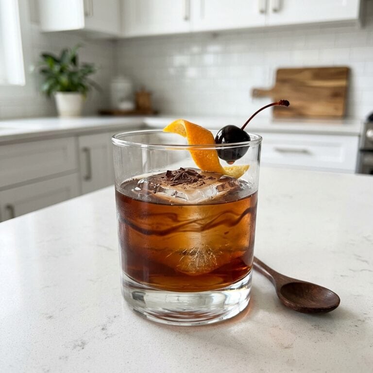 Chocolate Hazelnut Old Fashioned Cocktail Recipe