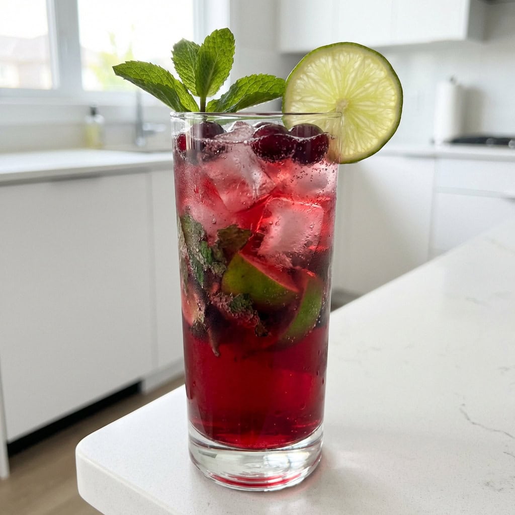 Creepy Cranberry Mojito Cocktail Recipe