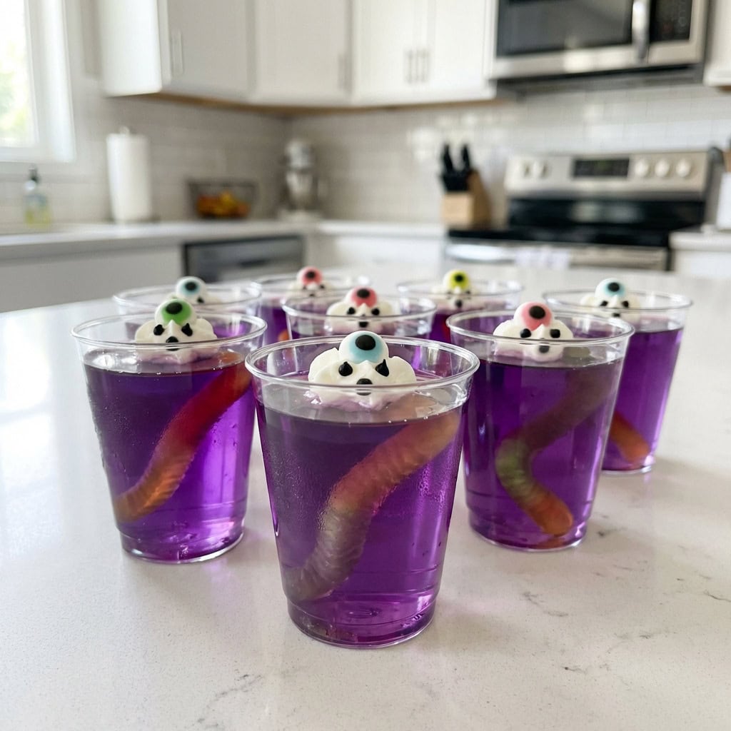 Creepy Crawly Jello Shooter Cocktail Recipe
