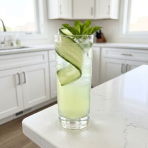 Cucumber Mint Prosecco Collins Cocktail Recipe