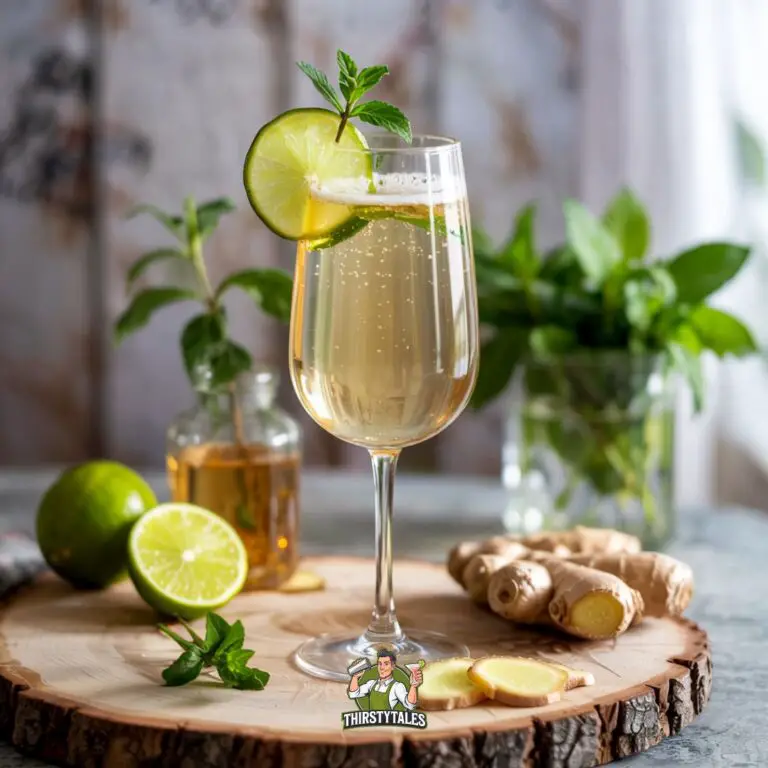 Ginger and Lime Prosecco Cocktail Recipe