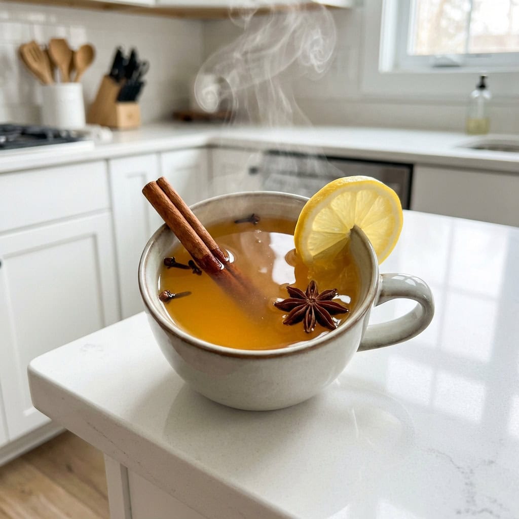 Honey Whiskey Hot Toddy Cocktail Recipe