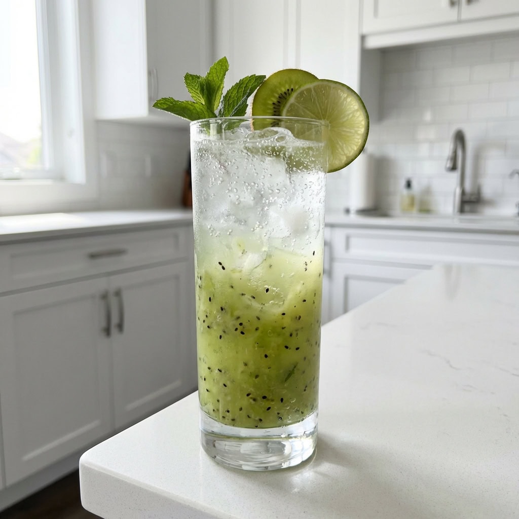 Kiwi Mint Cooler Cocktail Recipe