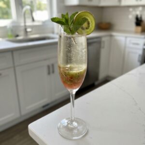 Kiwi Strawberry Prosecco Cocktail Recipe
