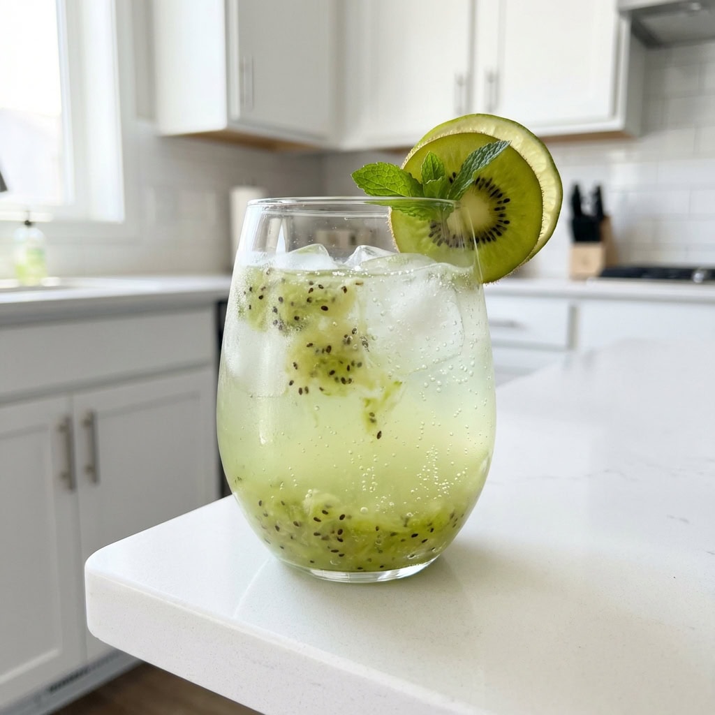 Kiwi and Lime Prosecco Cocktail Recipe
