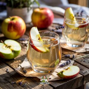 Lavender Apple Cider Mocktail Recipe
