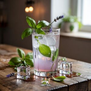 Lavender Basil Smash Cocktail Recipe