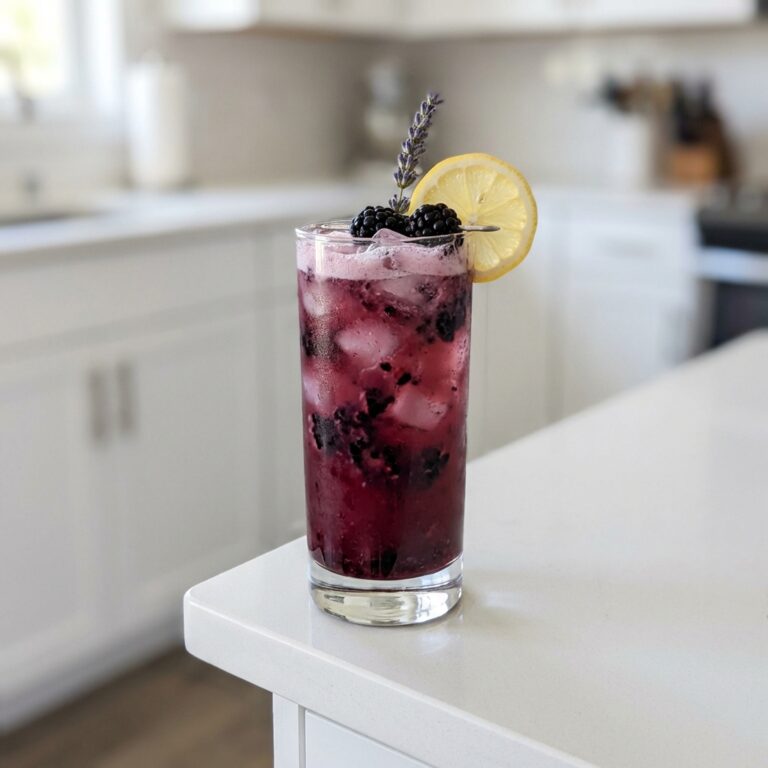 Lavender Blackberry Smash Cocktail Recipe