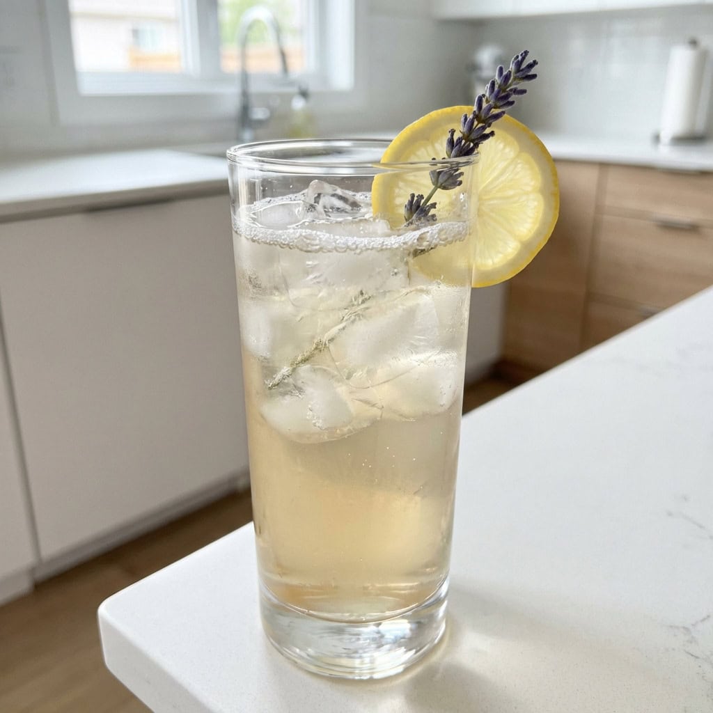 Lavender Chamomile Cooler Mocktail Recipe