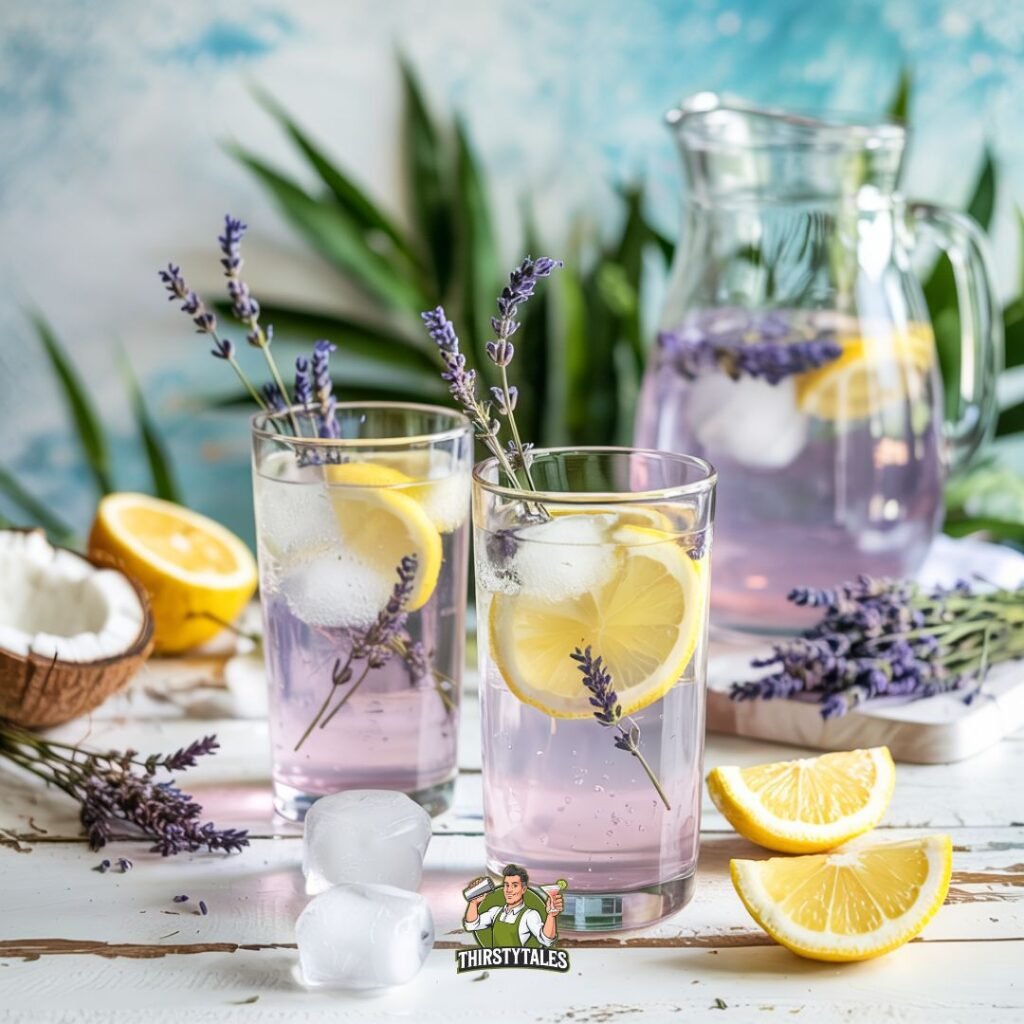 Lavender Coconut Water Mocktail Recipe