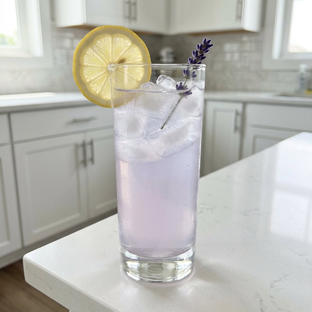 Lavender Coconut Water Mocktail Recipe