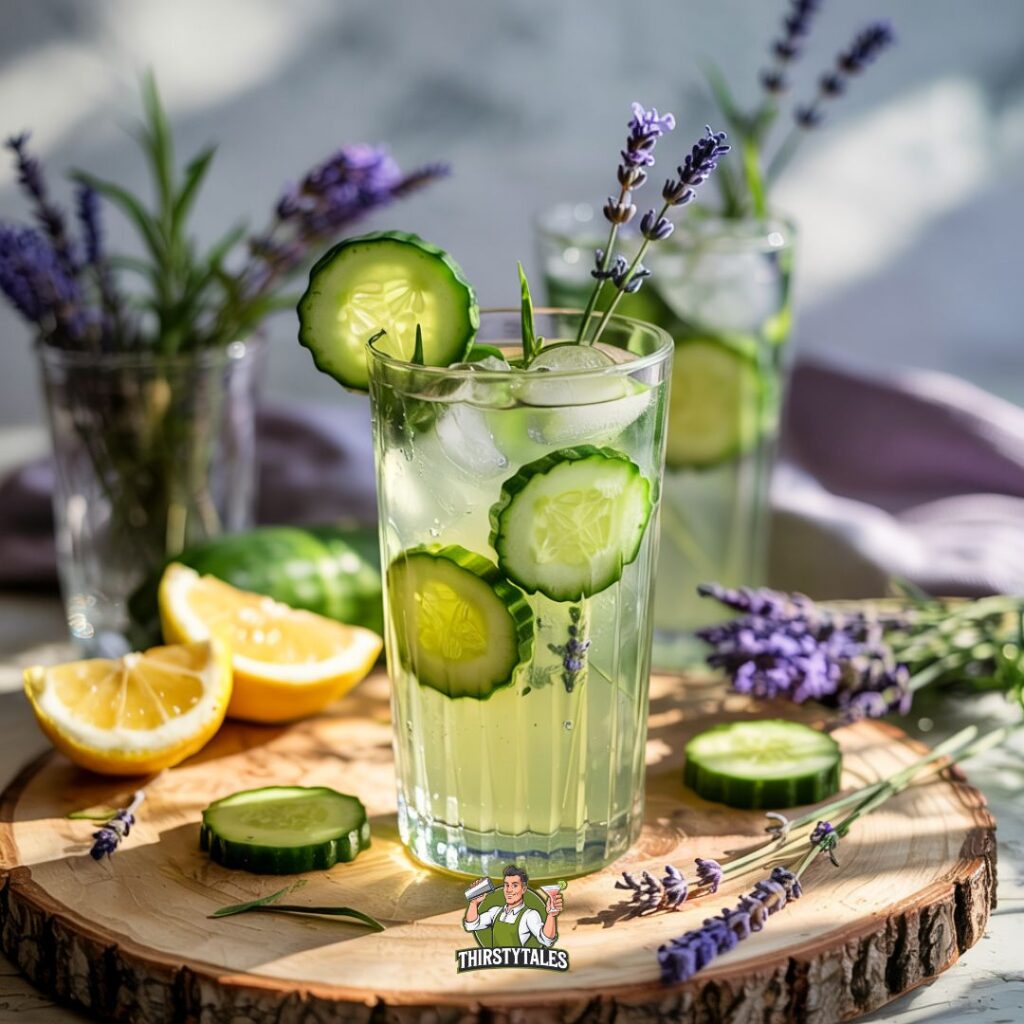 Lavender Cucumber Cooler Cocktail Recipe