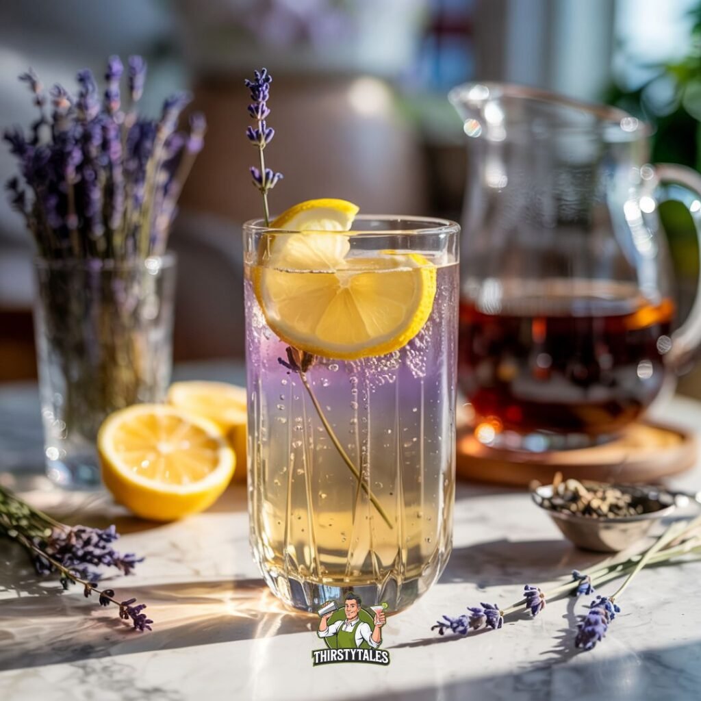 Lavender Earl Grey Fizz Mocktail Recipe