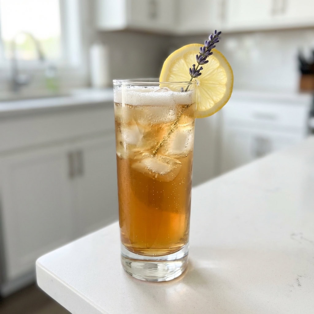 Lavender Earl Grey Fizz Mocktail Recipe