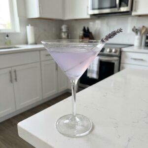 Lavender Earl Grey Martini Cocktail Recipe