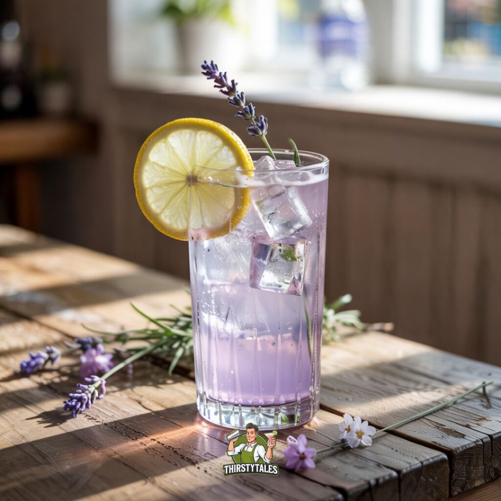 Lavender Gin Collins Cocktail Recipe
