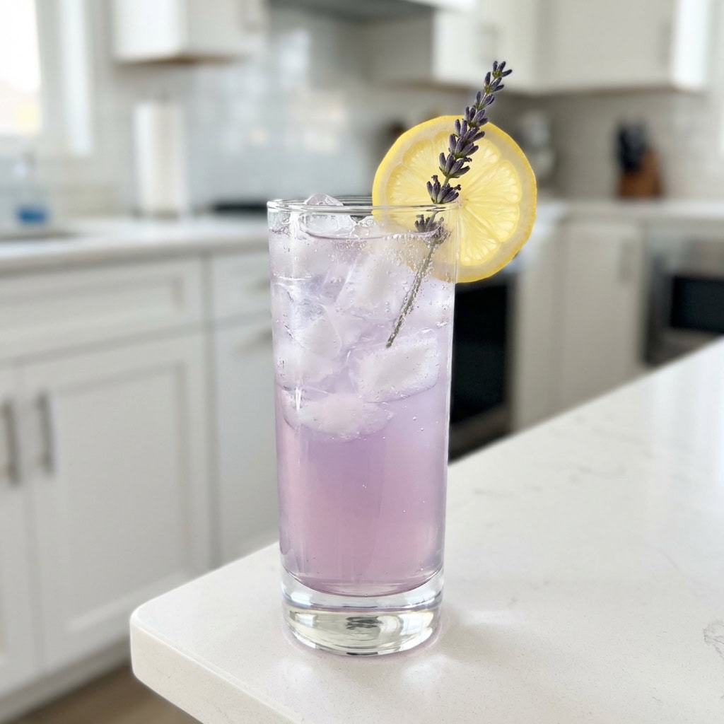 Lavender Gin Collins Cocktail Recipe
