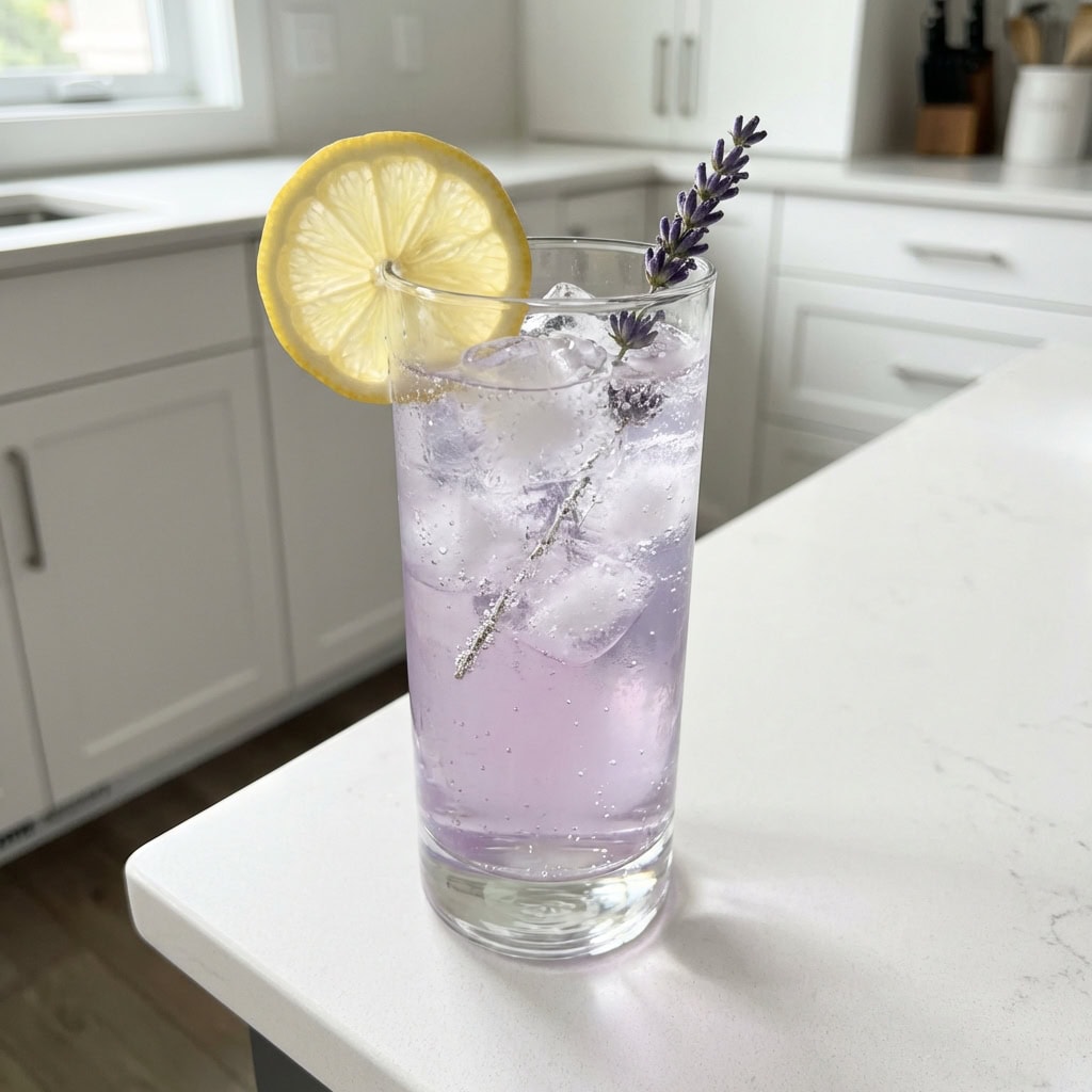 Lavender Gin and Tonic Cocktail Recipe