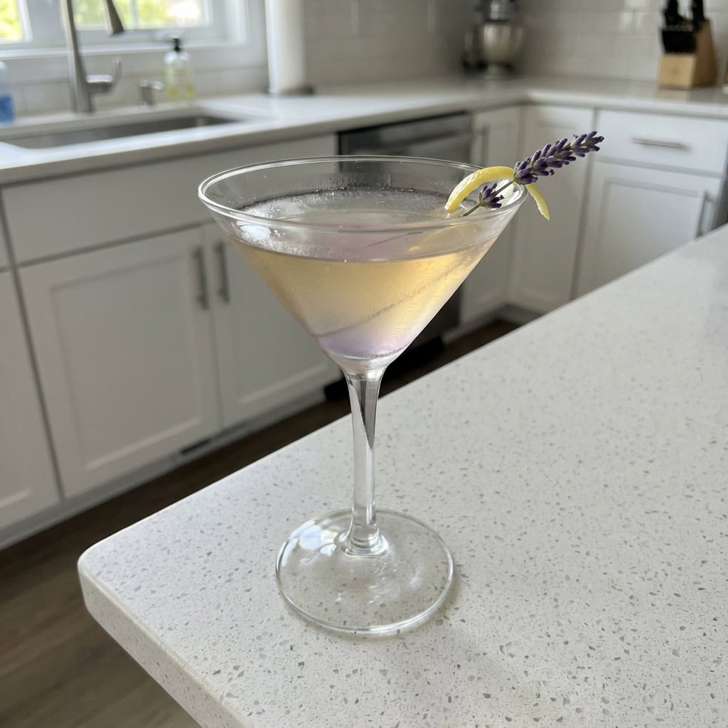 Lavender Honey Martini Cocktail Recipe