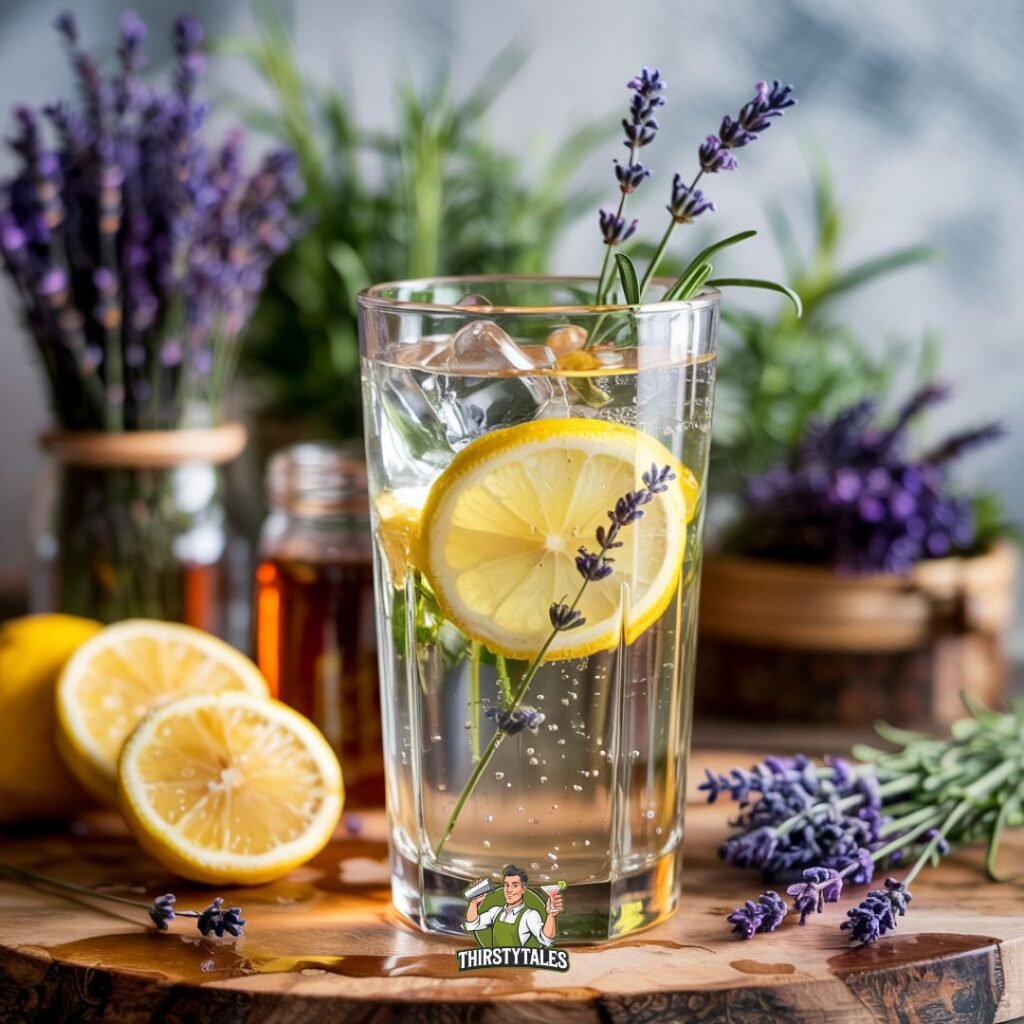 Lavender Honey Soda Mocktail Recipe