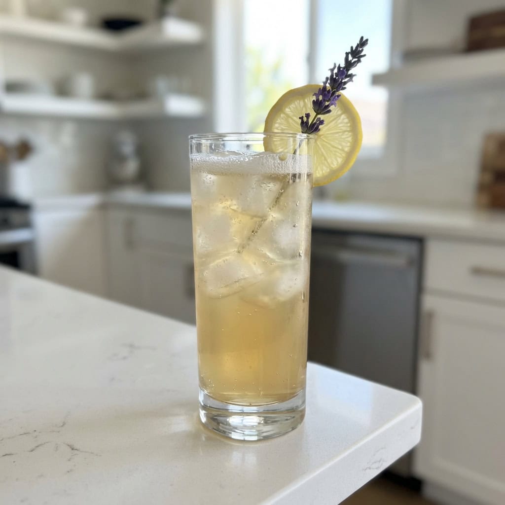 Lavender Honey Soda Mocktail Recipe