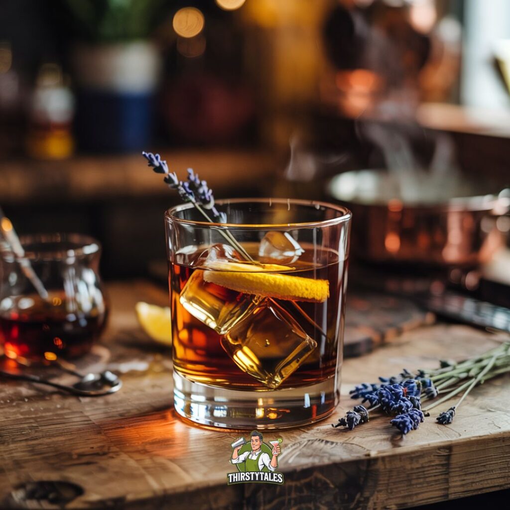 Lavender Maple Bourbon Cocktail Recipe