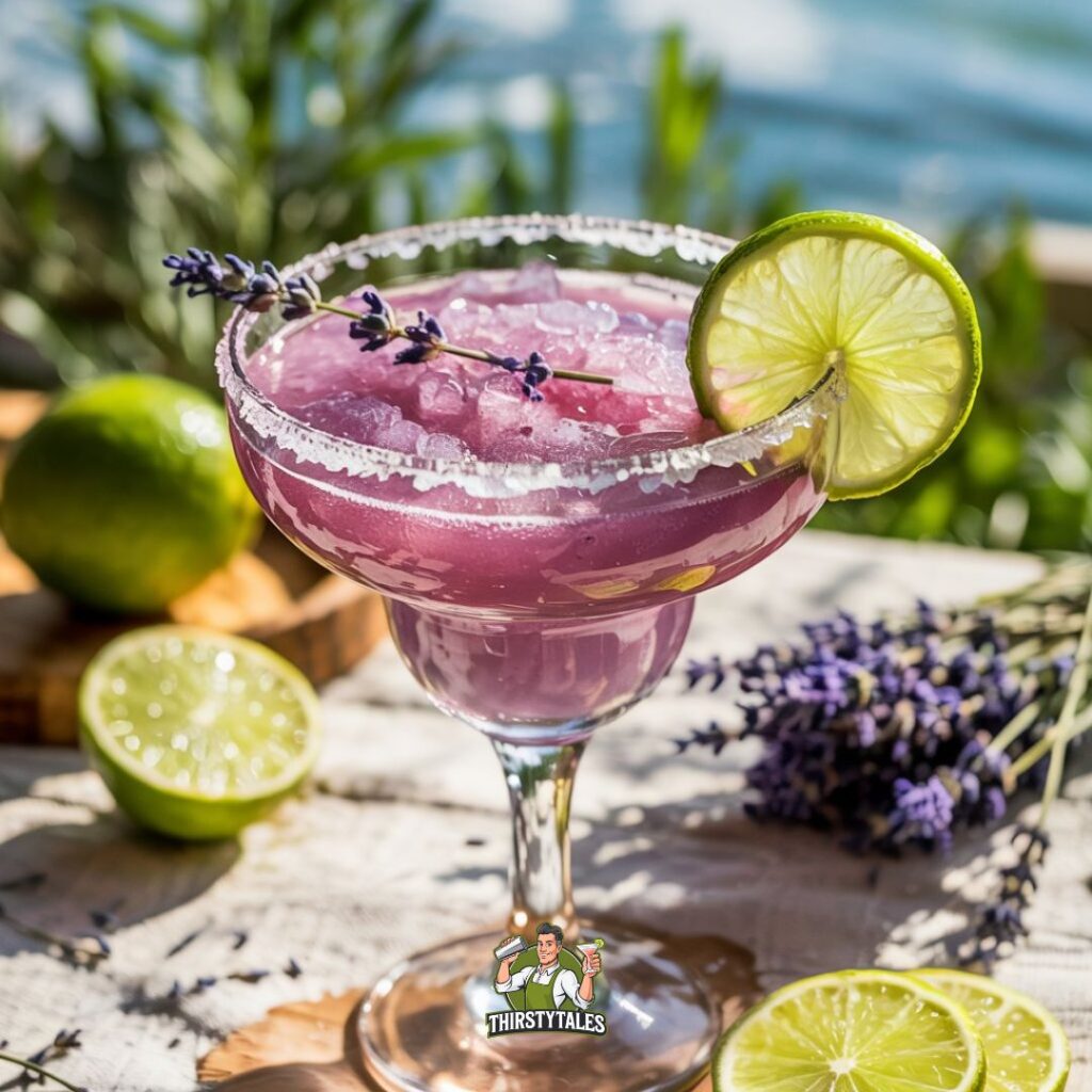 Lavender Margarita Slush Cocktail Recipe