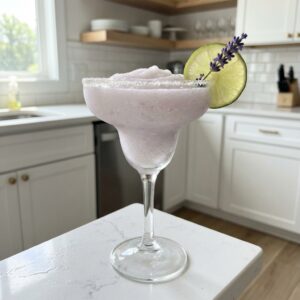 Lavender Margarita Slush Cocktail Recipe